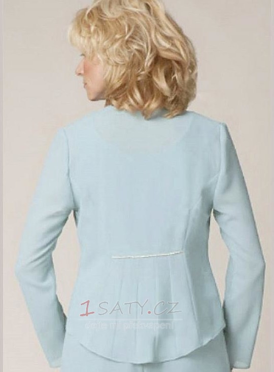 Drobounký Oblek Elegantní Vysoká zahrnuty Přirozeného pasu Matka šaty obleky