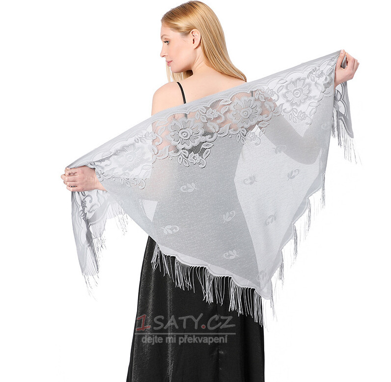 Krajkový trojúhelník šátek šátek svatební svatební šaty šátek trojúhelníkový šátek