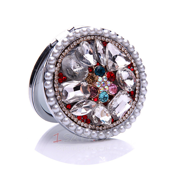 Luxusní kruh vložený diamant skládací kreslený ozdoba