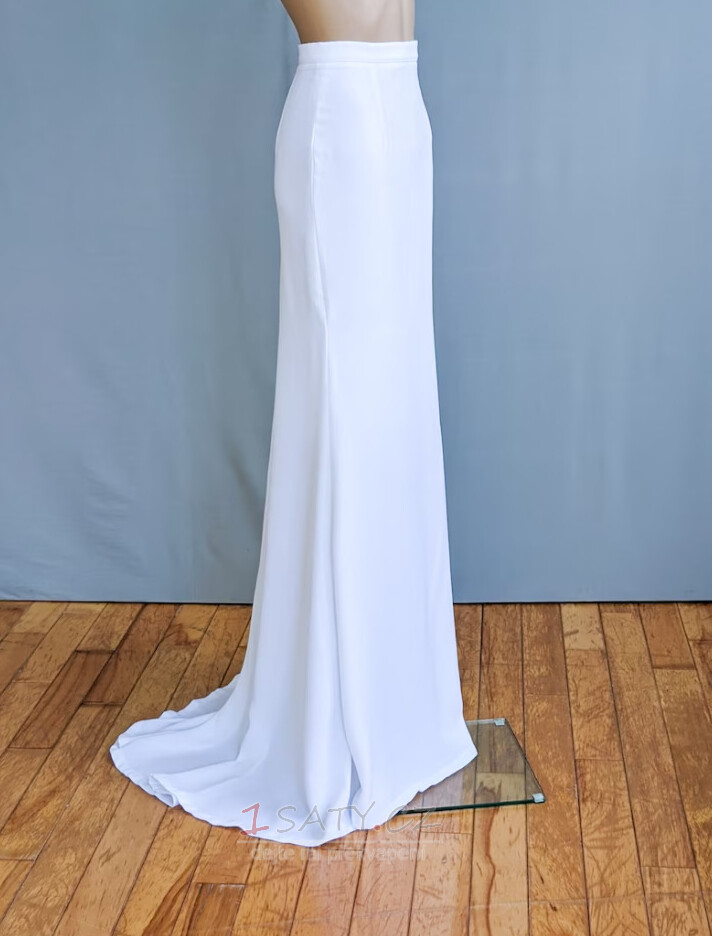 Svatba odděluje Svatební sukně mořské panny vlastní svatební šaty Jednoduché moderní svatební odděluje