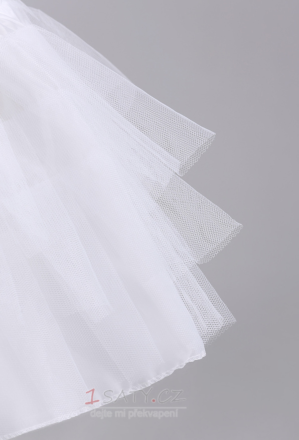 Svatba Petticoat Ballet sukně Krátká dvojitá příze Elastický pas