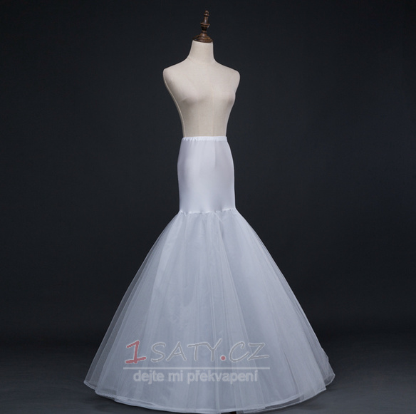 Svatební Petticoat Korzet Nový styl Spandex Bílá svatební šaty