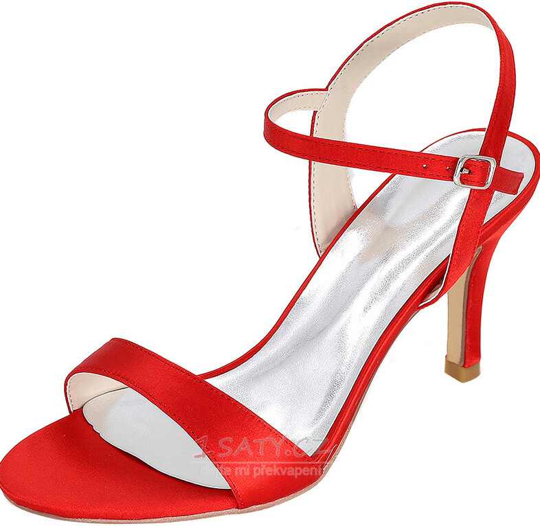 Svatební sandály Prom Vysoké podpatky jehlové módní boty
