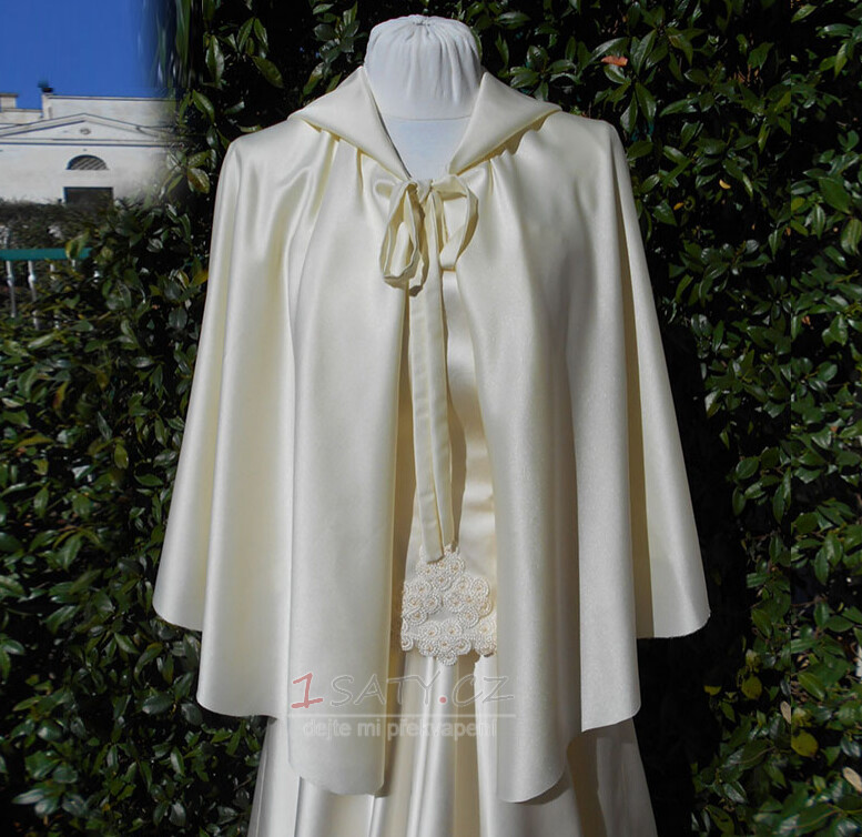 Svatební šátek kabát šátek kapucí svatební doplňky