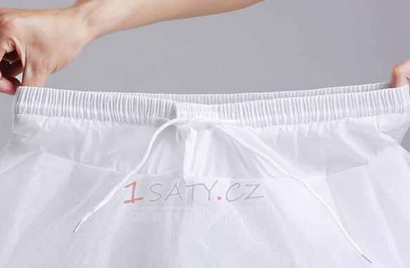 Svatební šňůra Šířka Plné šaty Elegantní Tři ráfky Polyester taffeta