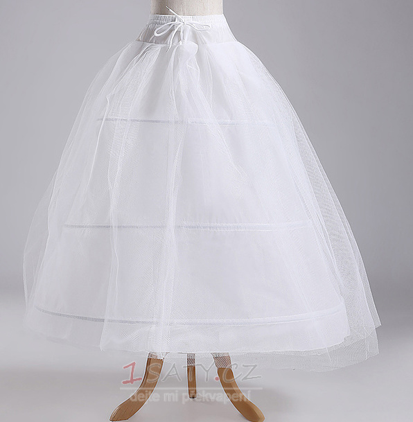 Svatební šňůra Šířka Plné šaty Elegantní Tři ráfky Polyester taffeta