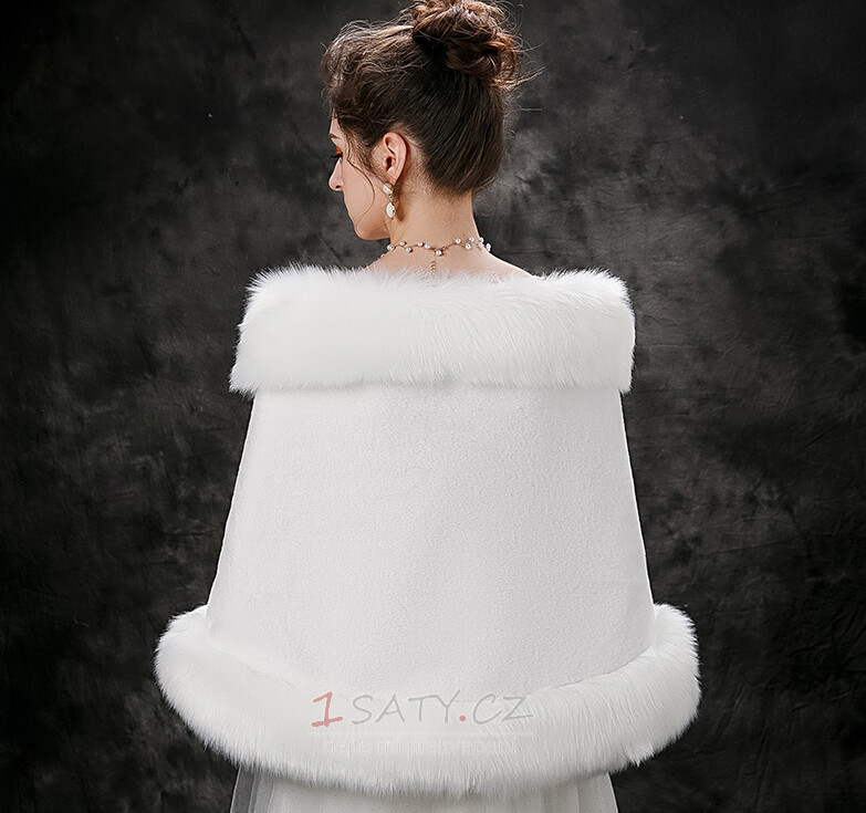 Svatební teplý šátek zimní svatební bunda tlustá velká velikost šálu