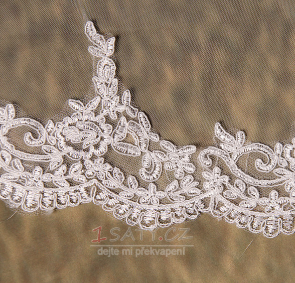 Svatební závoj Multi Layered Ceremonial Cold Lace Long Tissue Lace